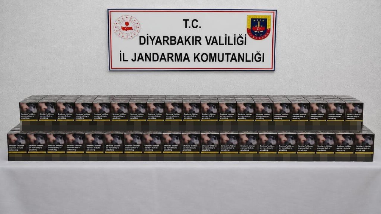 Diyarbakır’da çok sayıda gümrük kaçağı ürün ele geçirildi
