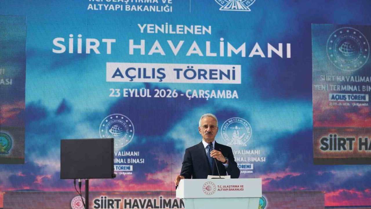 Bakan Uraloğlu: "Siirt’i yeniden gökyüzüyle buluşturduk"