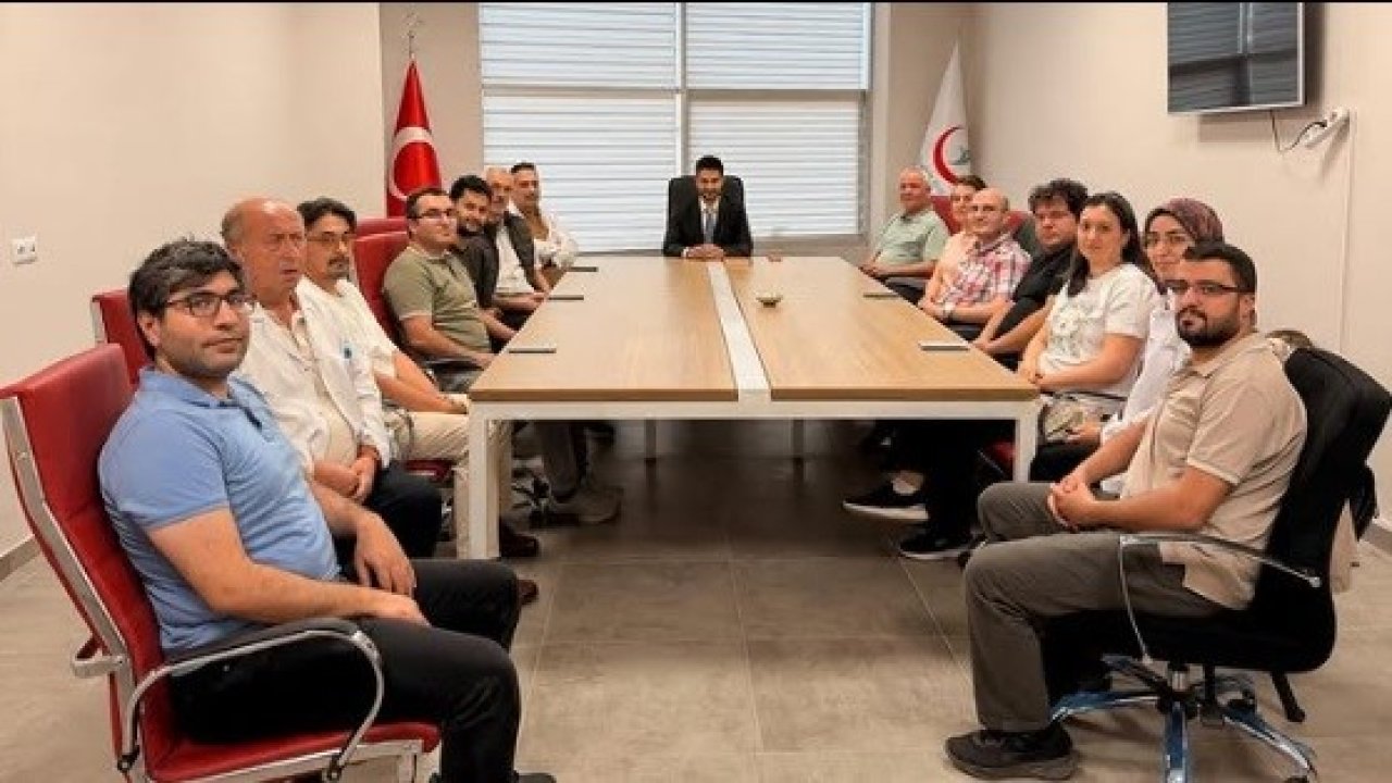 Dahiliye kliniğinde değerlendirme toplantısı yapıldı