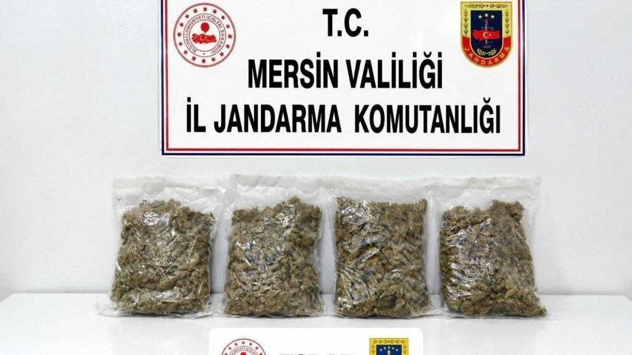 Uyuşturucu taciri 2 kilo 100 gram esrarla yakalandı