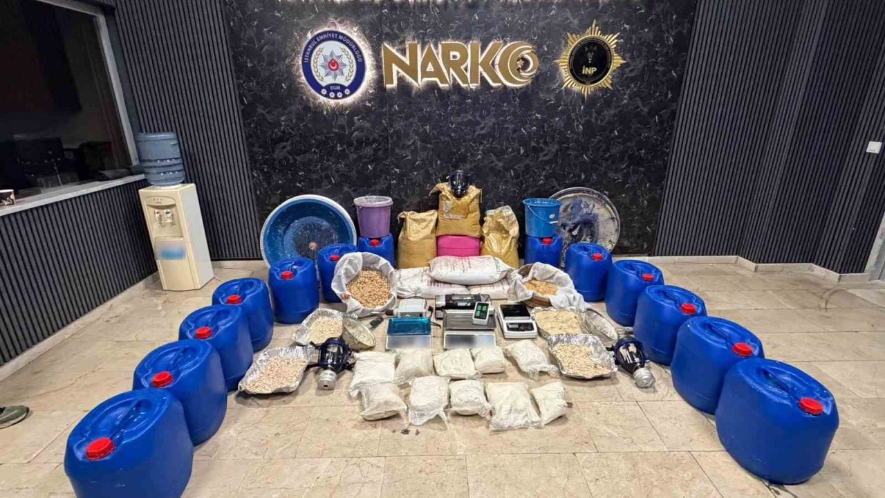 İstanbul’da üç günlük narkotik bilançosu: 188 şüpheli yakalandı, adreslerden yüzlerce kilo uyuşturucu madde çıktı