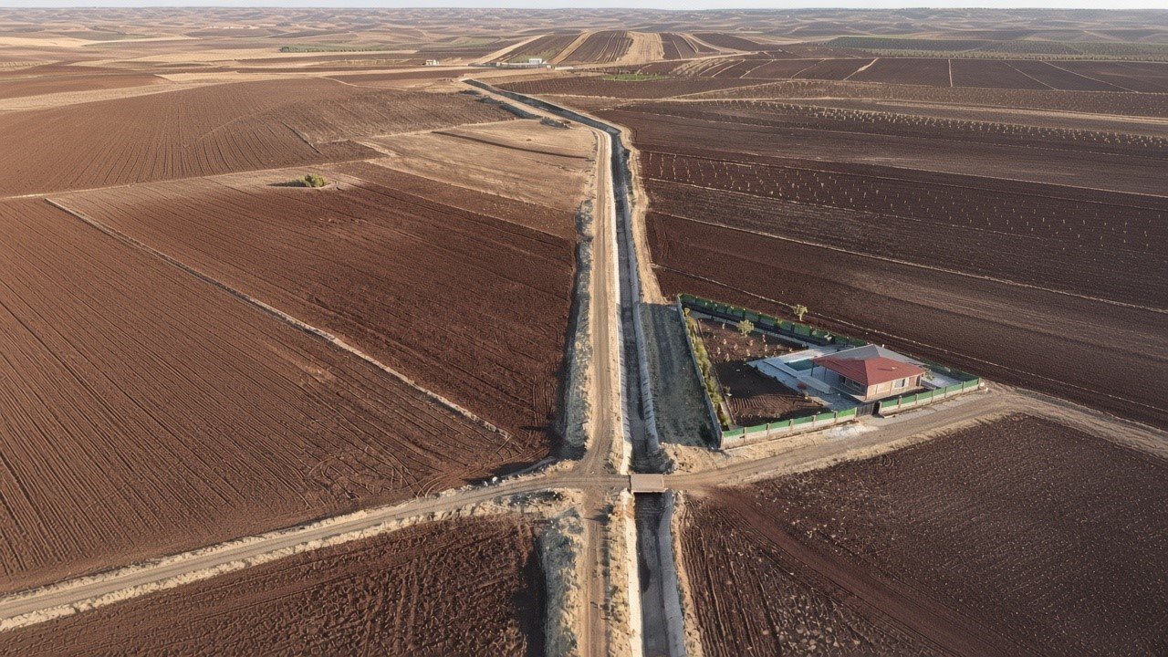 Kilis’te kış hazırlıkları kapsamında derivasyon kanalları temizleniyor