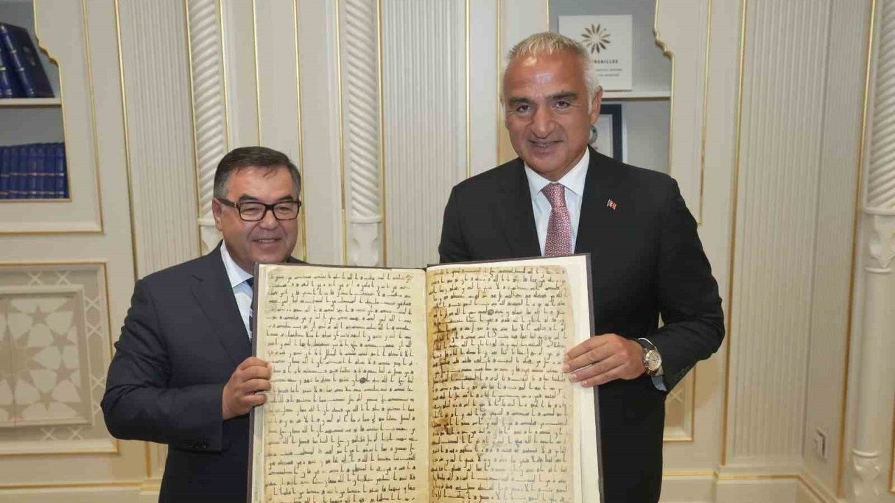 Türkiye ile Özbekistan arasında ‘Kültür Alanında İşbirliği Mutabakat Zaptı’ imzalandı