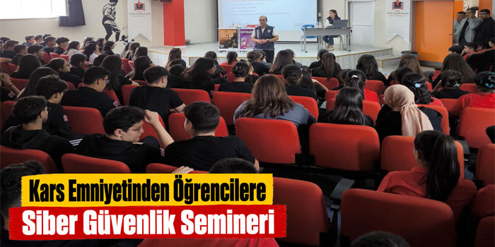 Kars’ta 120 Öğrenciye Güvenli İnternet Eğitimi