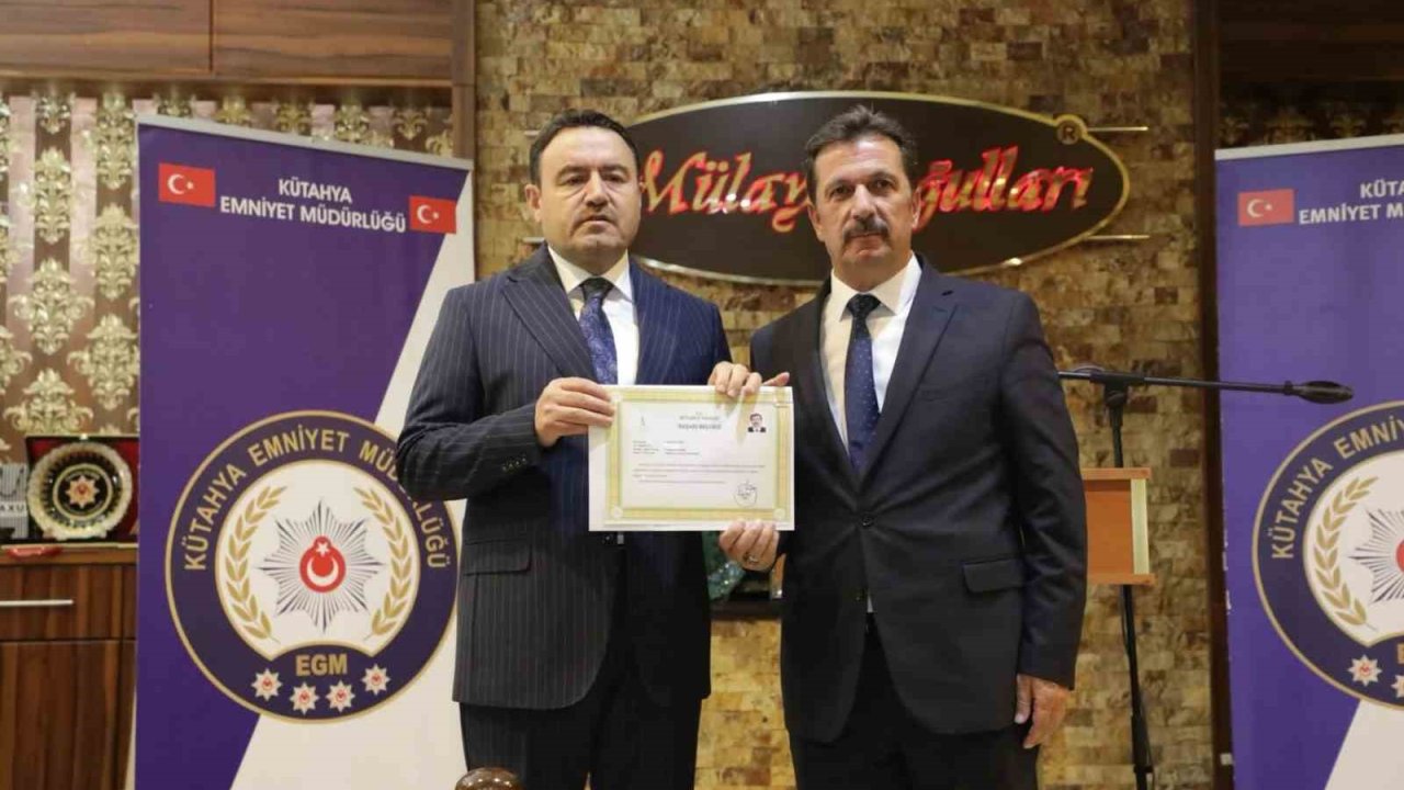 Osman Elbir için Kütahya’da veda yemeği düzenlendi