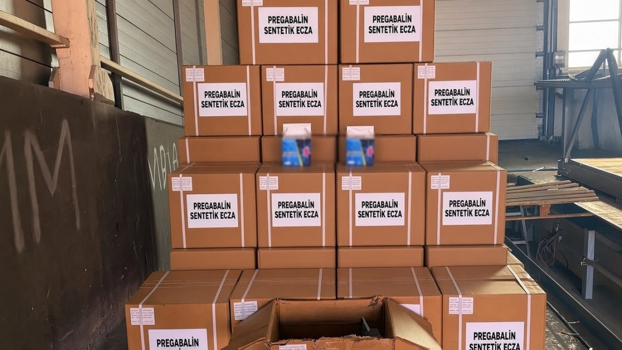 Mersin’de gerçekleştirilen operasyonlarda 1 ton 716 kilogram pregabalin ele geçirildi