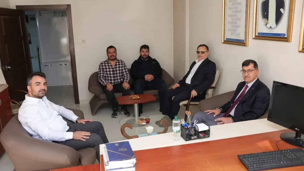 Başkan Kahveci, Makina Mühendisleri Odası yönetimiyle görüştü