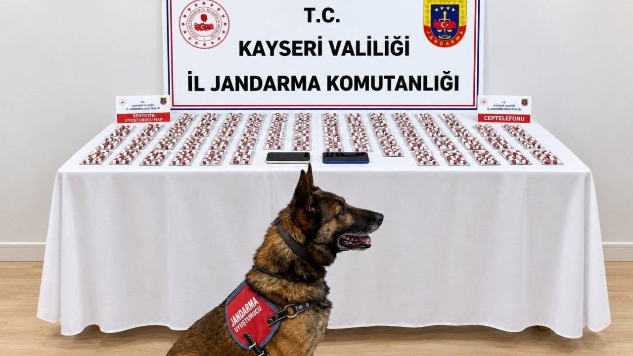 Şüphe üzerine durdurulan araçta bin 81 adet sentetik hap çıktı
