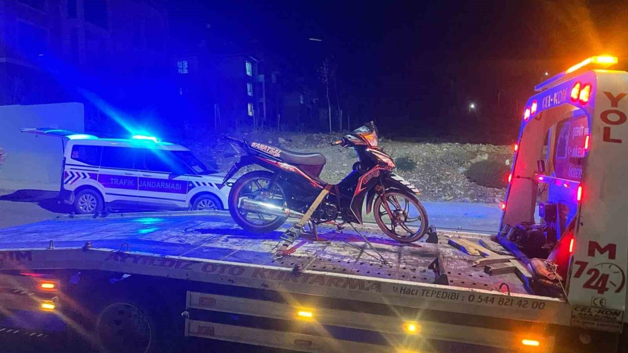 Gölbaşı’nda jandarmadan motosiklet denetimi