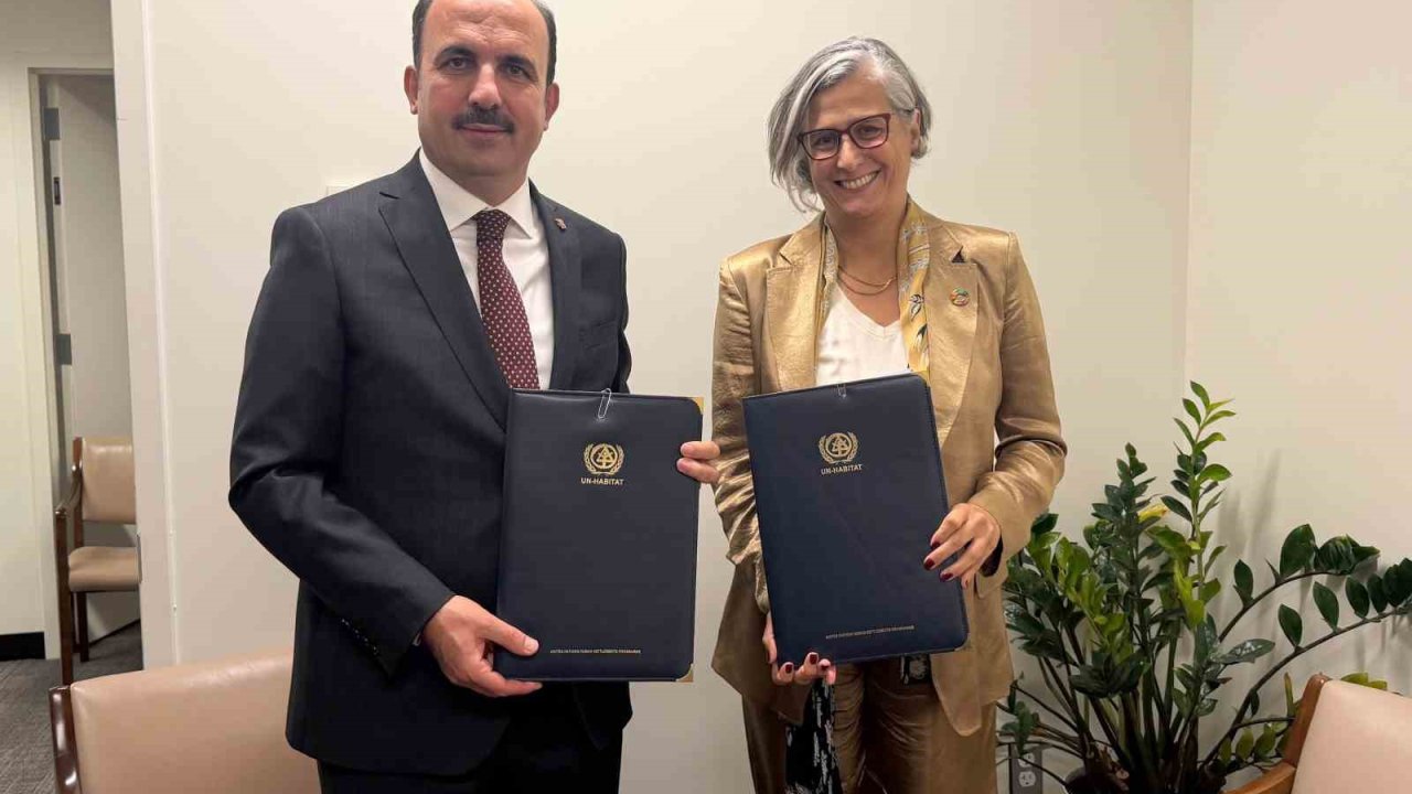 Başkan Altay, UN-HABITAT ile "İklime Duyarlı Dirençli Şehirler" protokolü imzaladı
