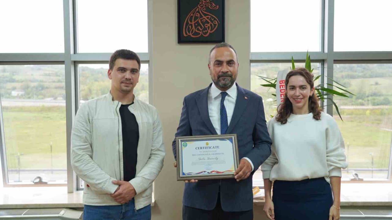 Sırbistan Djuka Dinic İzci Kulübü’nden BARÜ’ye proje teşekkürü