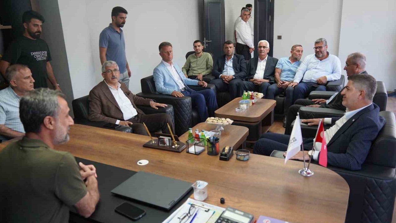 Milletvekili Şan ve Başkan Hallaç basın mensuplarıyla buluştu