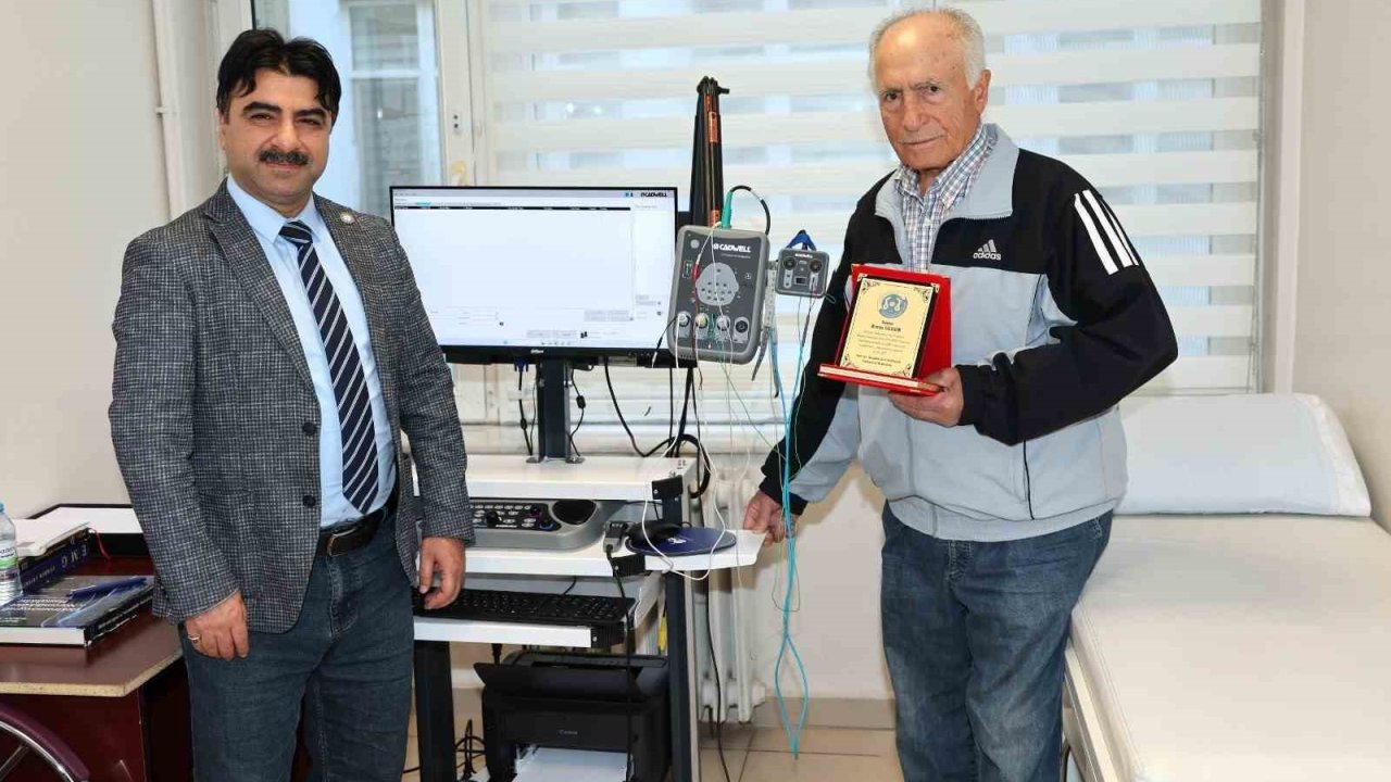 ERÜ Hastanelerine, hayırsever tarafından EMG cihazı bağışlandı
