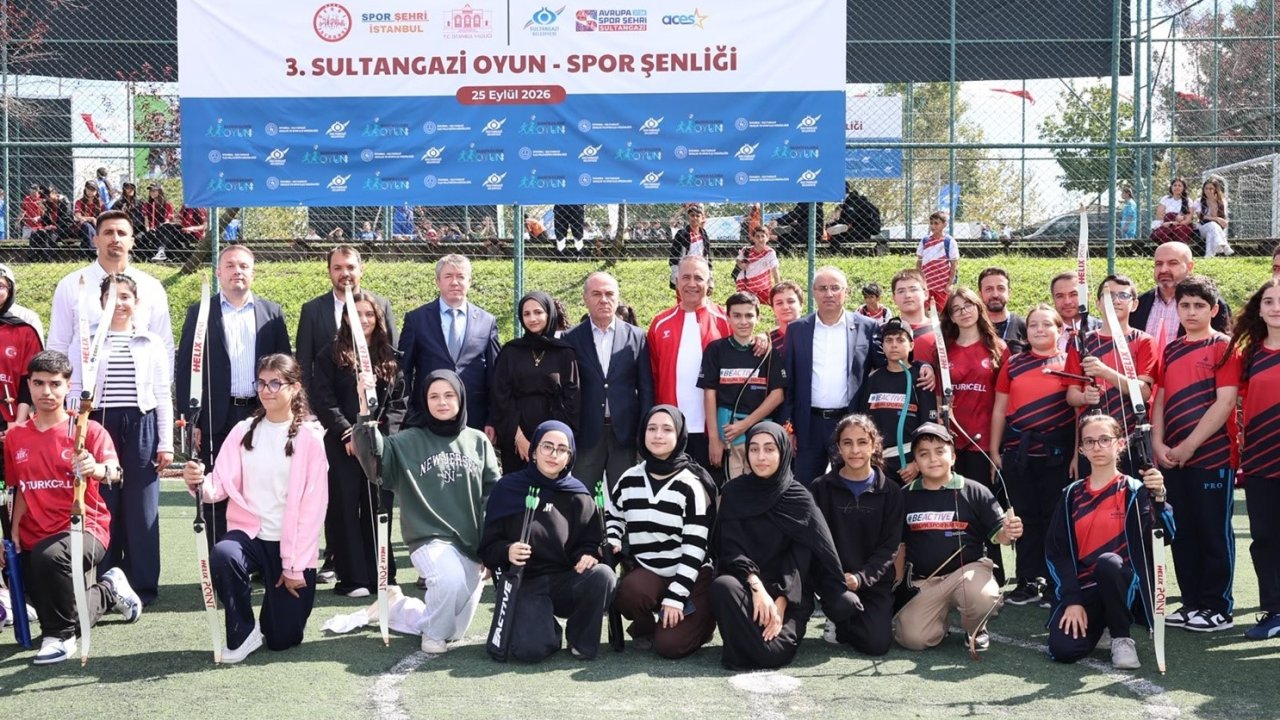 3. Sultangazi Spor Şenliği renkli görüntülere sahne oldu