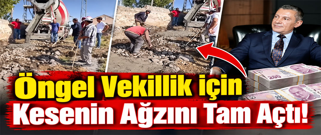 Gökhan Türkeş Öngel’den Hamzagerek Köyü Yoluna 5 Milyon Liralık Destek