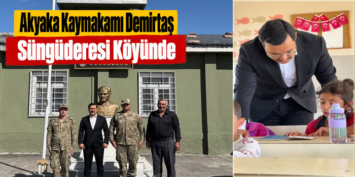 Akyaka Kaymakamı Demirtaş Süngüderesi Köyünde