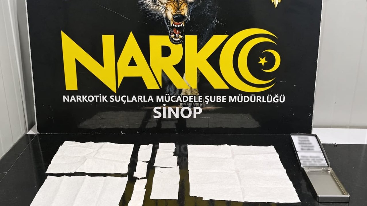 Sinop’ta 3 bin 877 kullanımlık uyuşturucu ele geçirildi