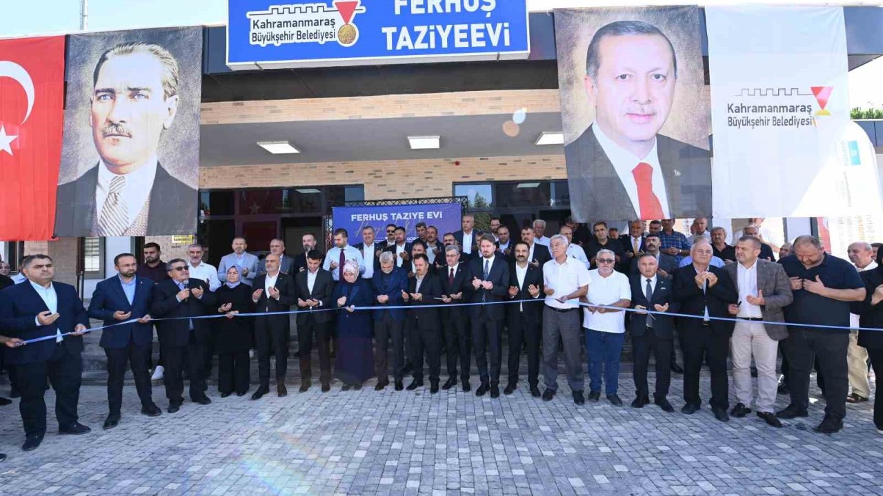 Kahramanmaraş’ta Ferhuş Taziyeevi hizmete açıldı