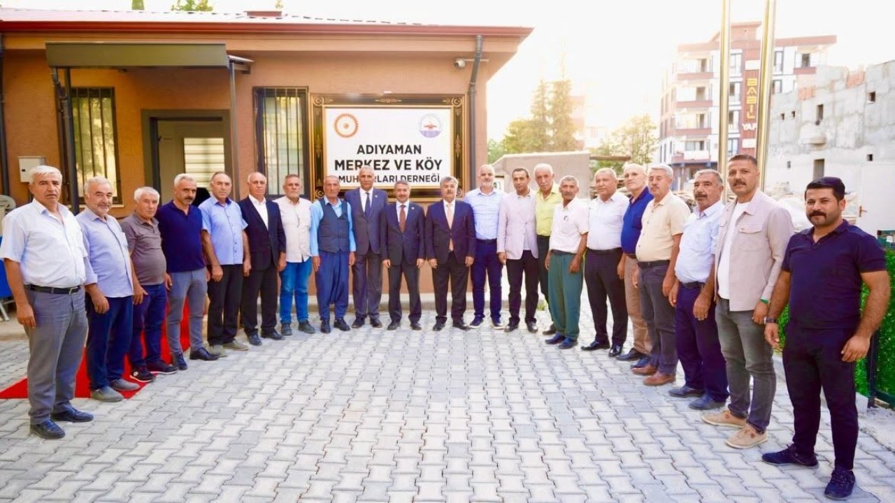 Başkan Çadır, muhtarlarla bir araya geldi