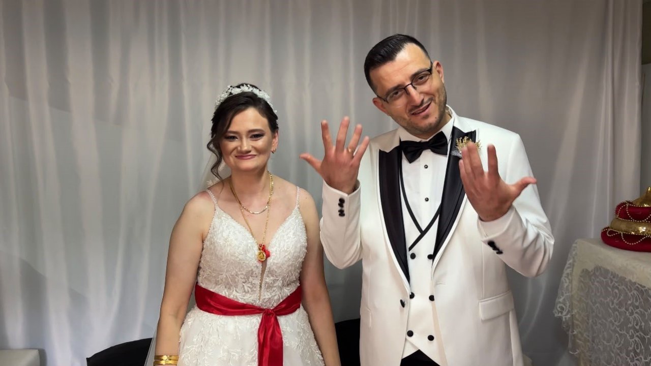 Babaeski’de sevgi engel tanımadı: İşitme ve konuşma engelli çift dünyaevine girdi