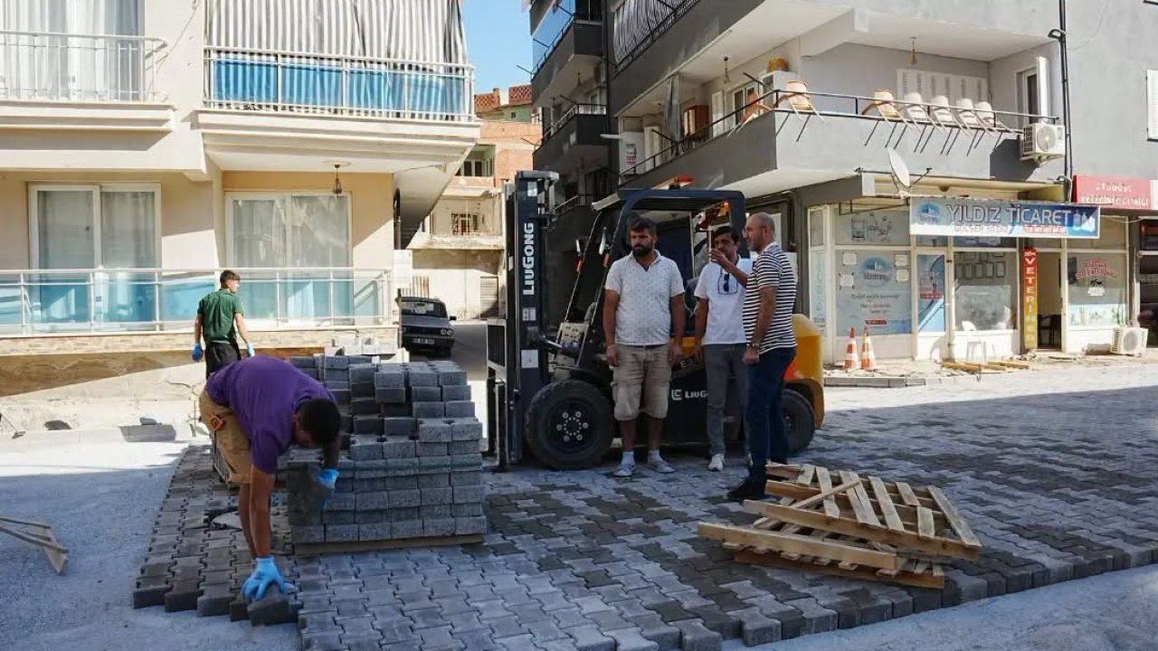 Germencik Park Mahallesi’nde yollar yenileniyor