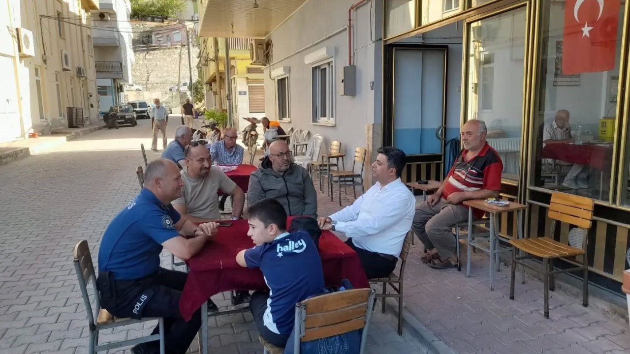 Yenipazar Kaymakamı Karataş, esnaf ve vatandaşlarla buluştu