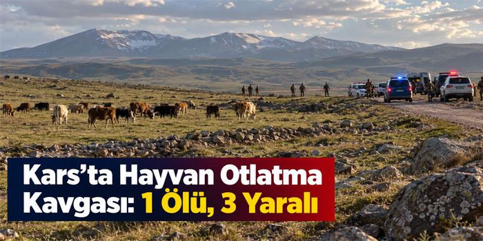 Kars’ta Hayvan Otlatma Kavgası: 1 Ölü, 3 Yaralı