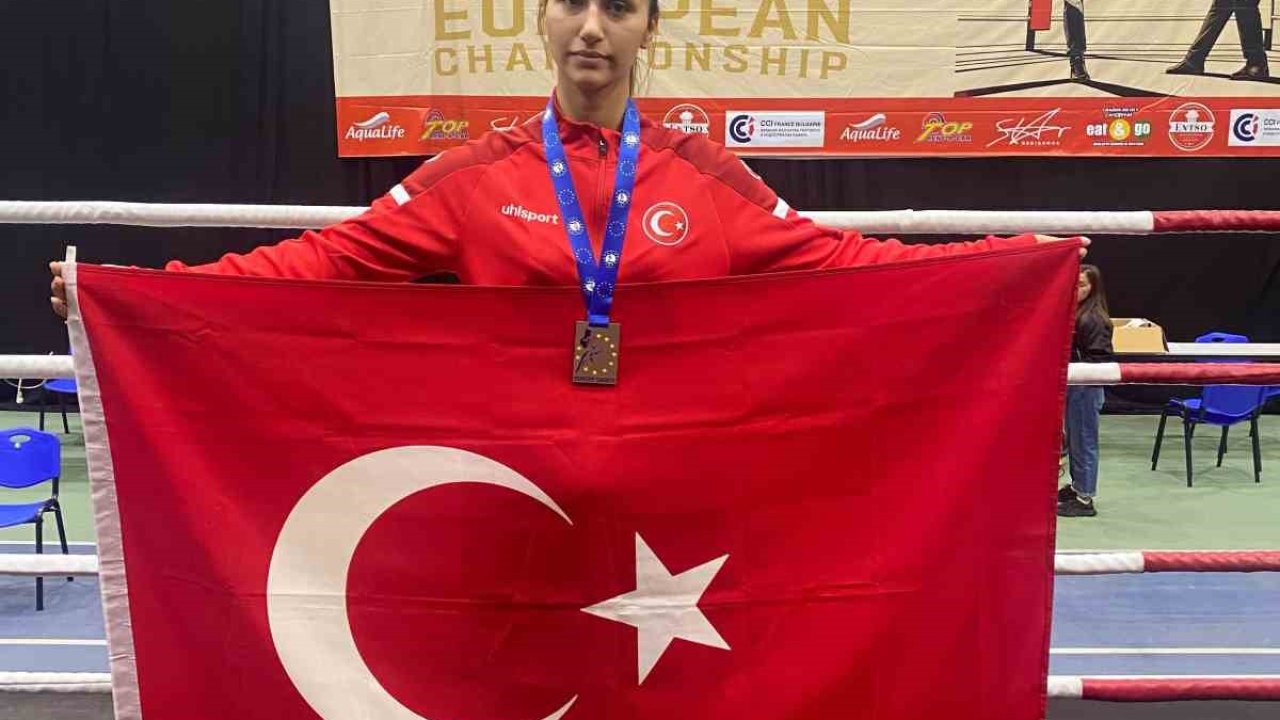 Kütahyalı sporcu Elif Kaya Avrupa ikincisi oldu