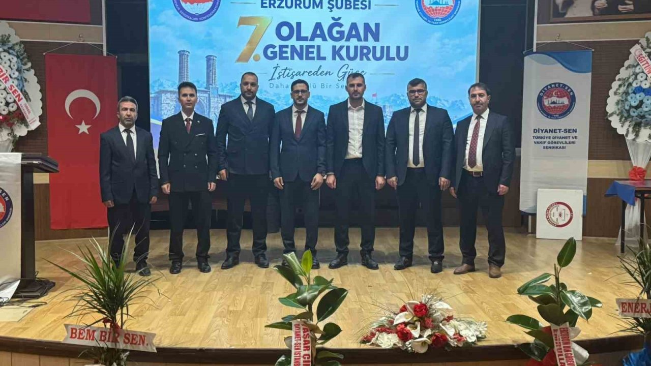 Diyanet-Sen Erzurum’da 7. Olağan Genel Kurul gerçekleştirildi