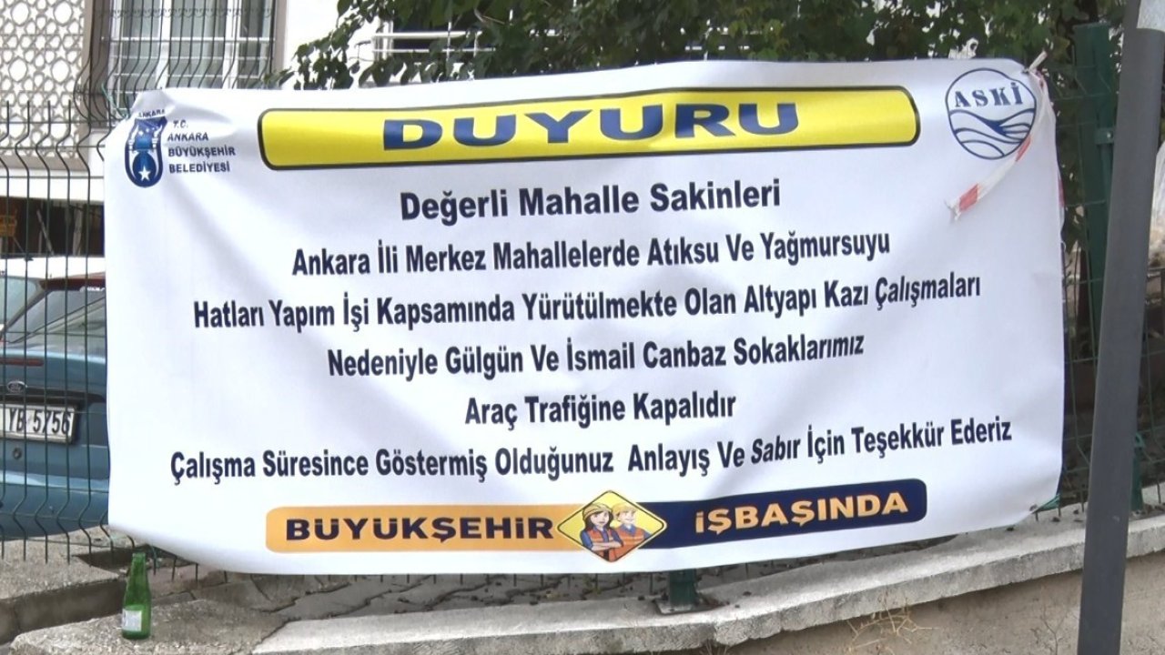 1,5 yıllık altyapı çilesinde apartmanları kanalizasyon suyu bastı: Mahalleli ABB ve ASKİ’ye seslendi