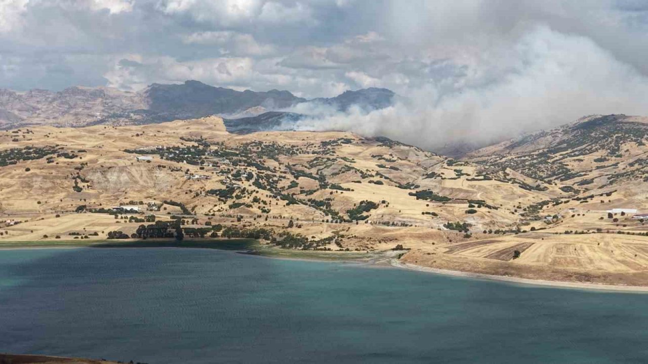 Tunceli’de kırsal alan yangını: Müdahale sürüyor