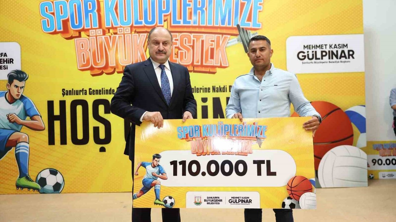 Şanlıurfa’da amatör spora büyük destek