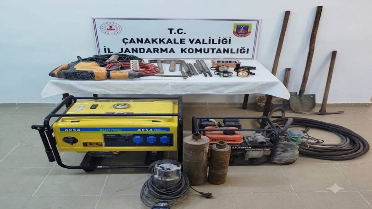 Çanakkale’de kaçakçılık operasyonu