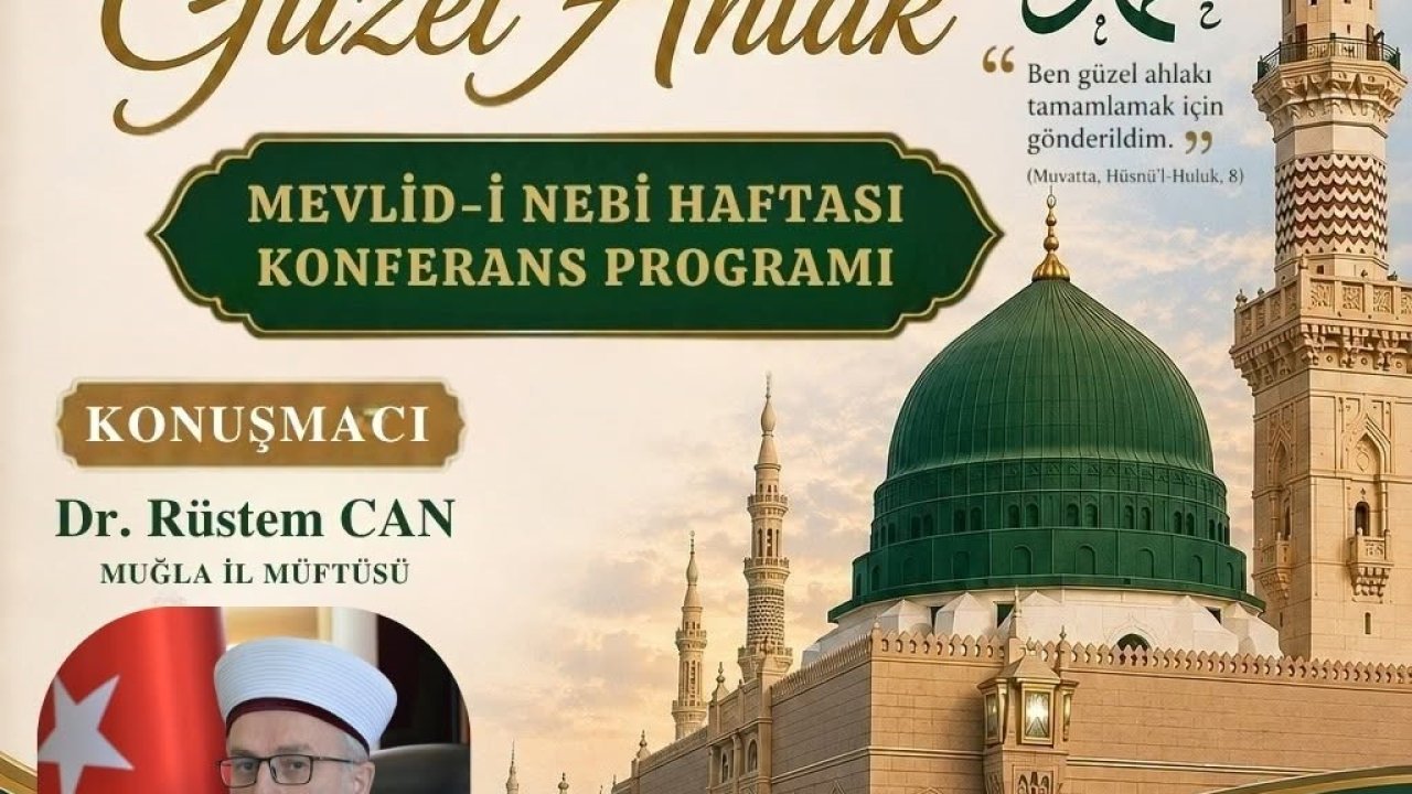Köyceğiz’de Mevlid-i Nebi konferansı düzenlenecek
