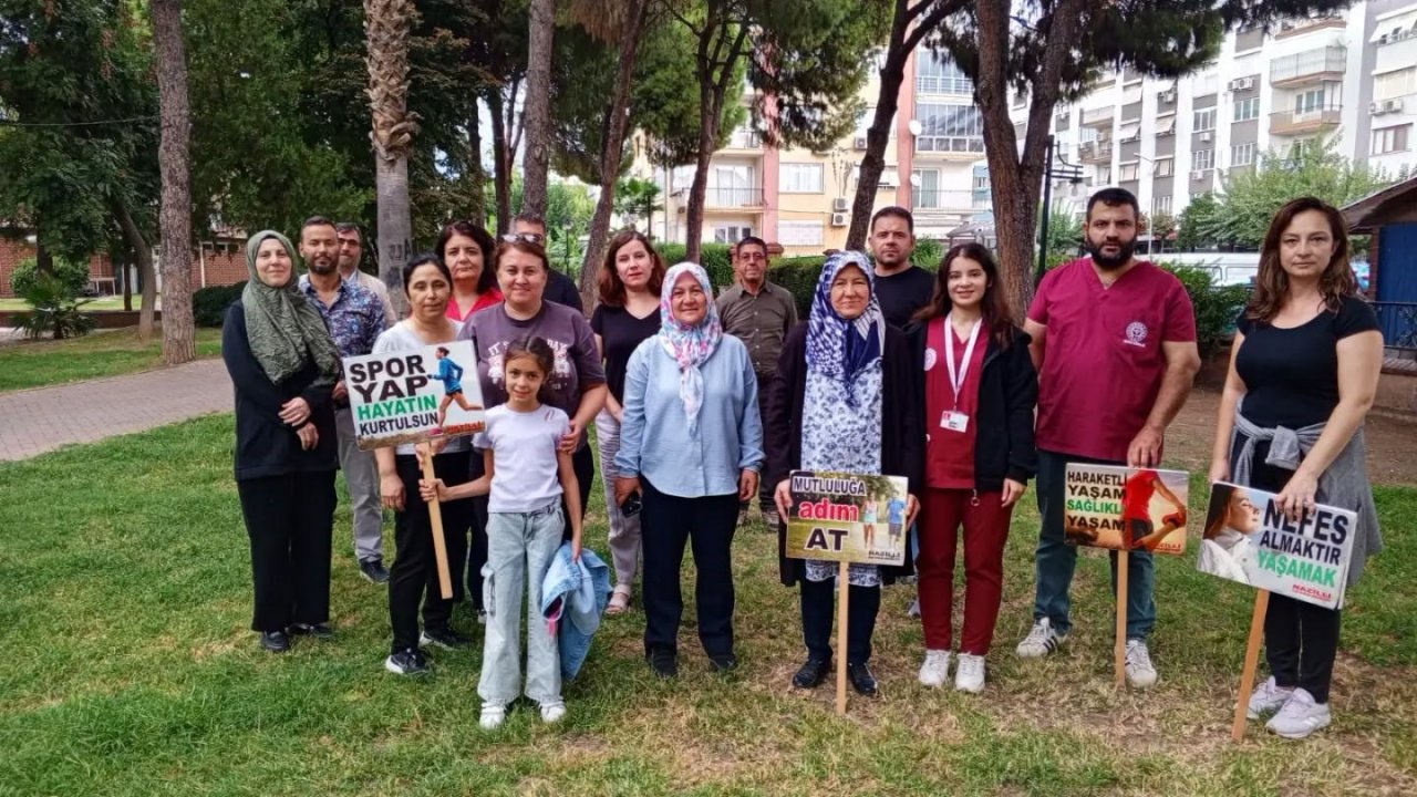 Nazilli’de vatandaşlar sağlıklı yaşam için harekete geçti