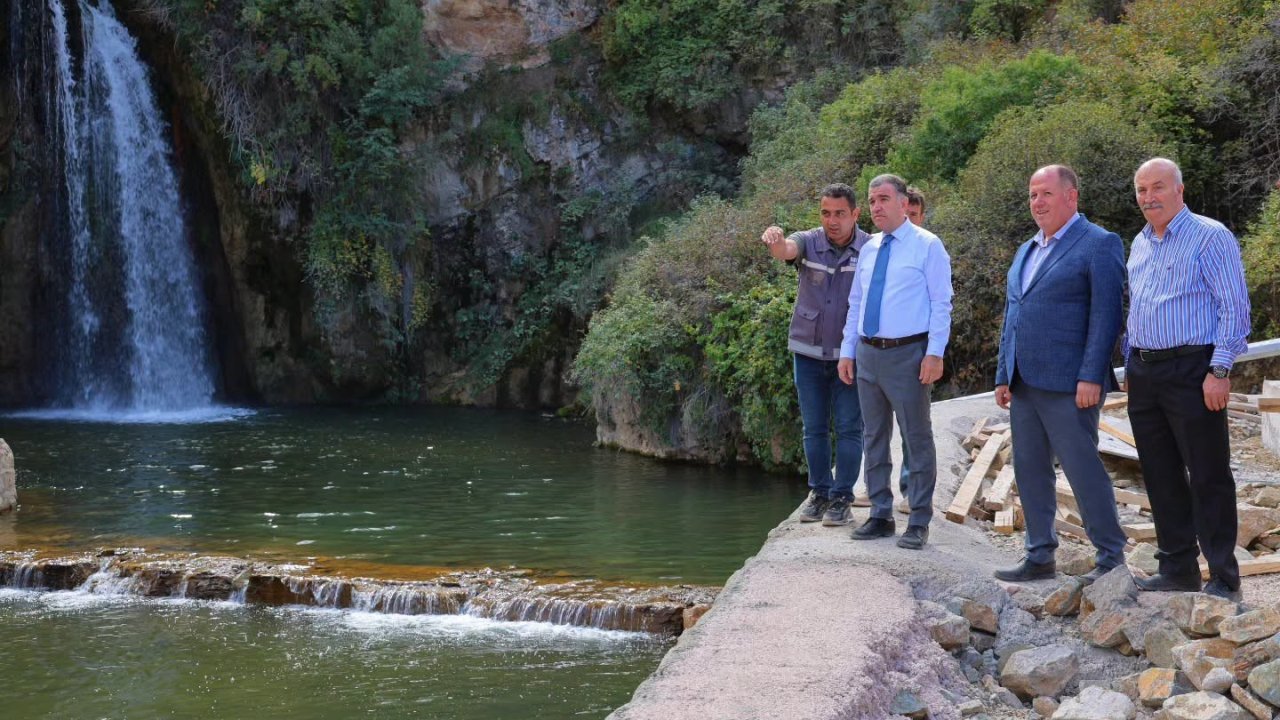 Sırakayalar Şelalesi’nde çalışmalar sürüyor