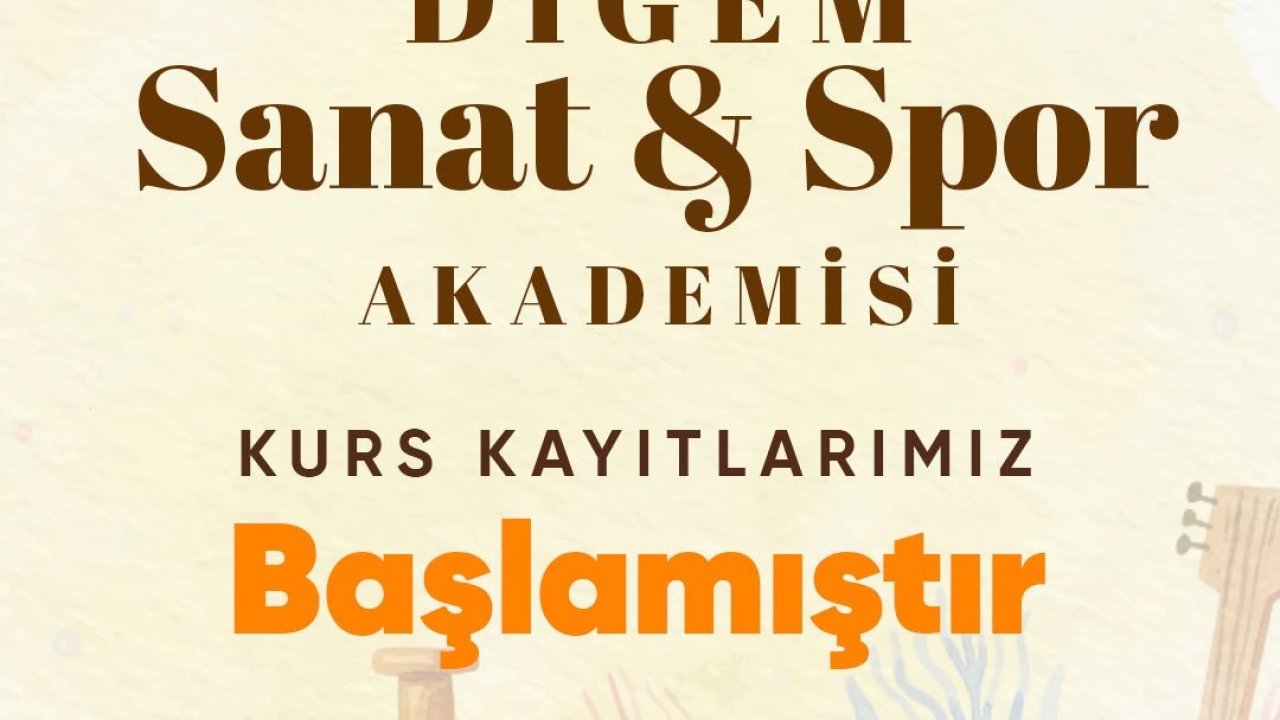 Didim Belediyesi DİGEM Sanat ve Spor Akademisi’nde kurs kayıtları başladı