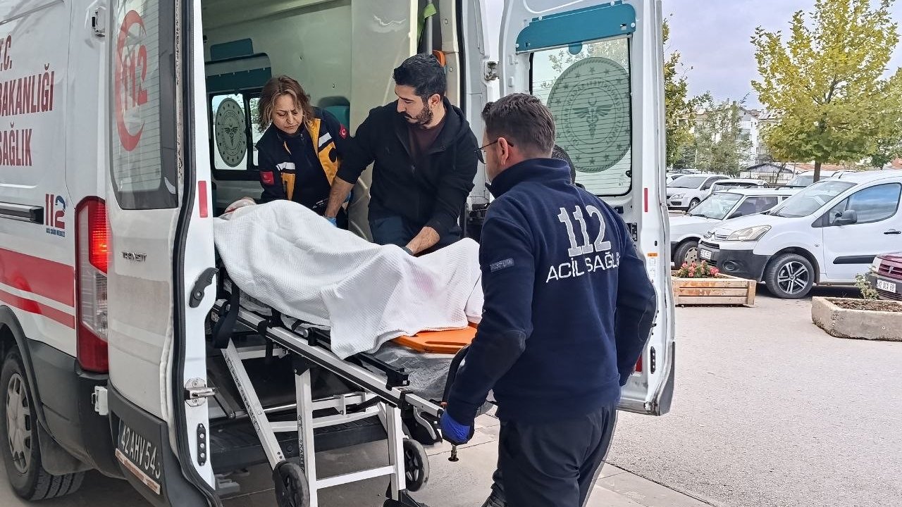 Kamyon kasasından düşen şahıs yaralandı