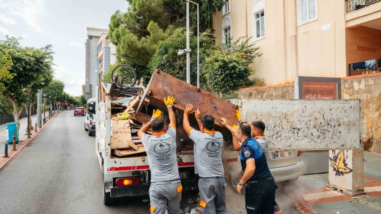 Alanya’nın turizm vitrini için temizlik seferberliği