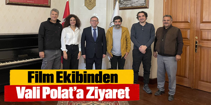 Kars’ta Çekilen Sinema Filminin Ekibinden Vali Polat’a Ziyaret