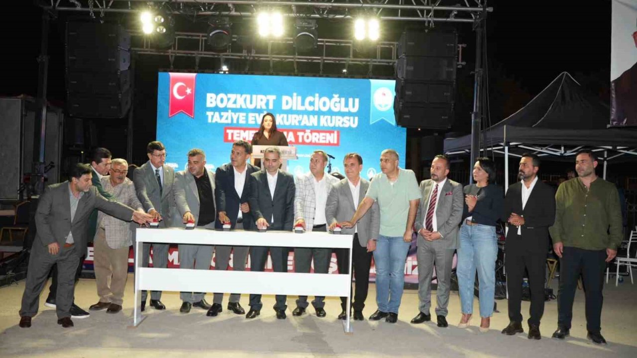 Kozan’da ikinci taziye evi ve Kur’an kursunun temeli atıldı