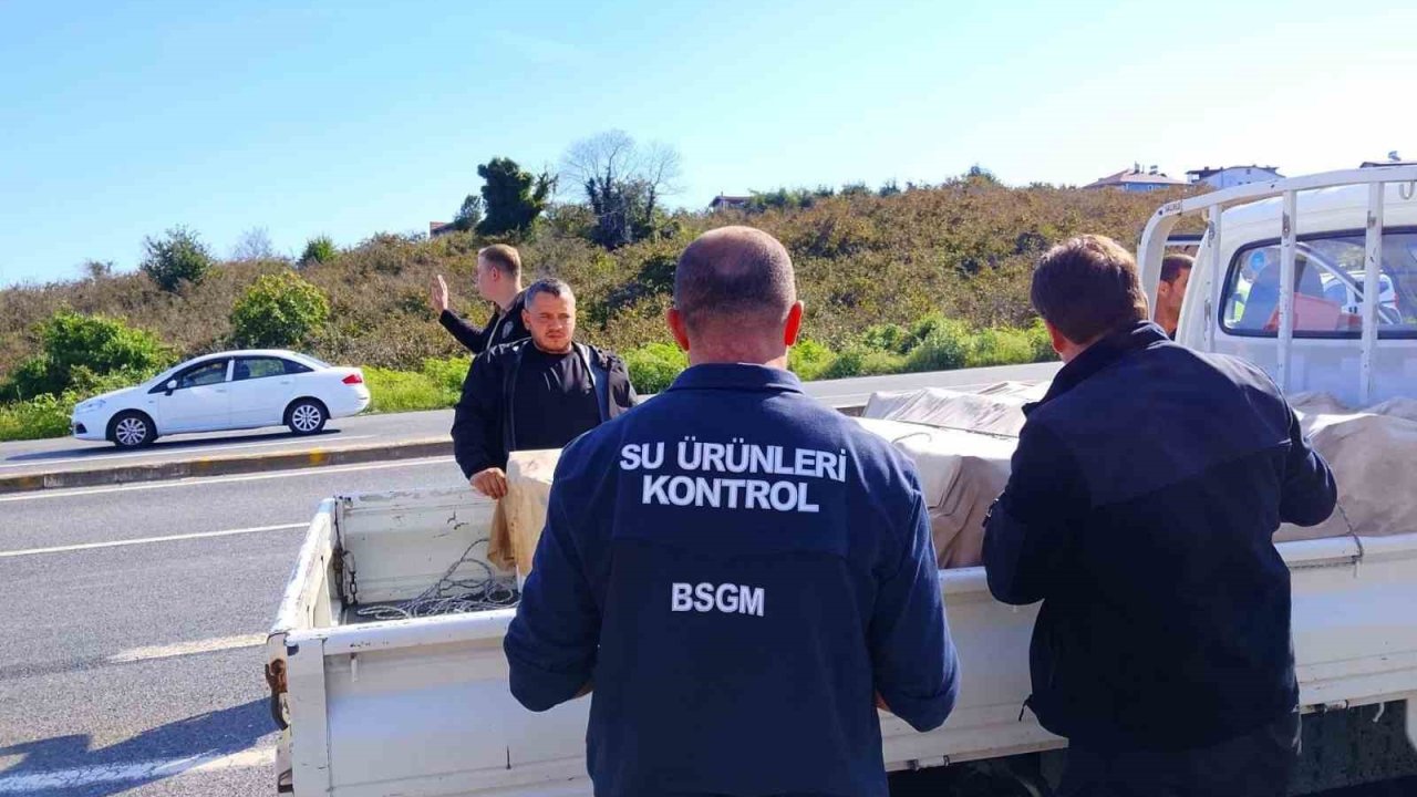 Akçakoca’da balık nakil araçlarına sıkı denetim