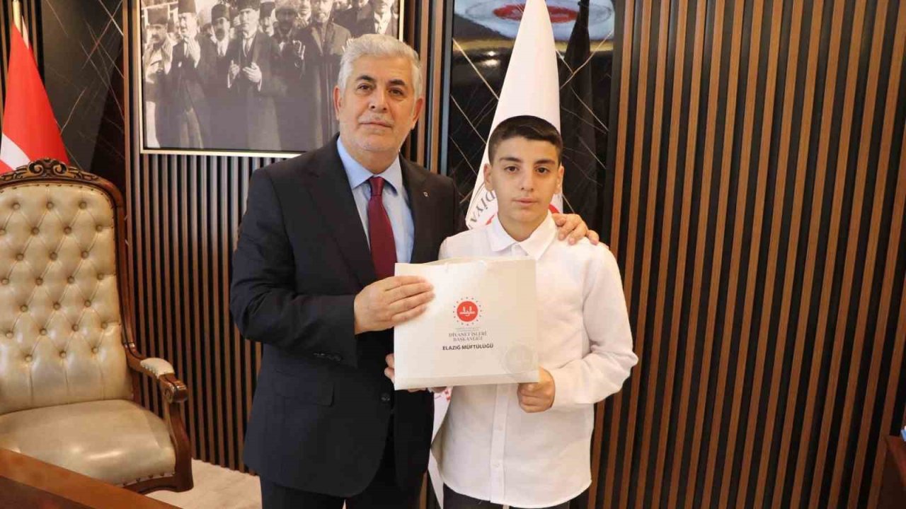 Hafızlık yarışması bölge birincisi Elazığ’dan