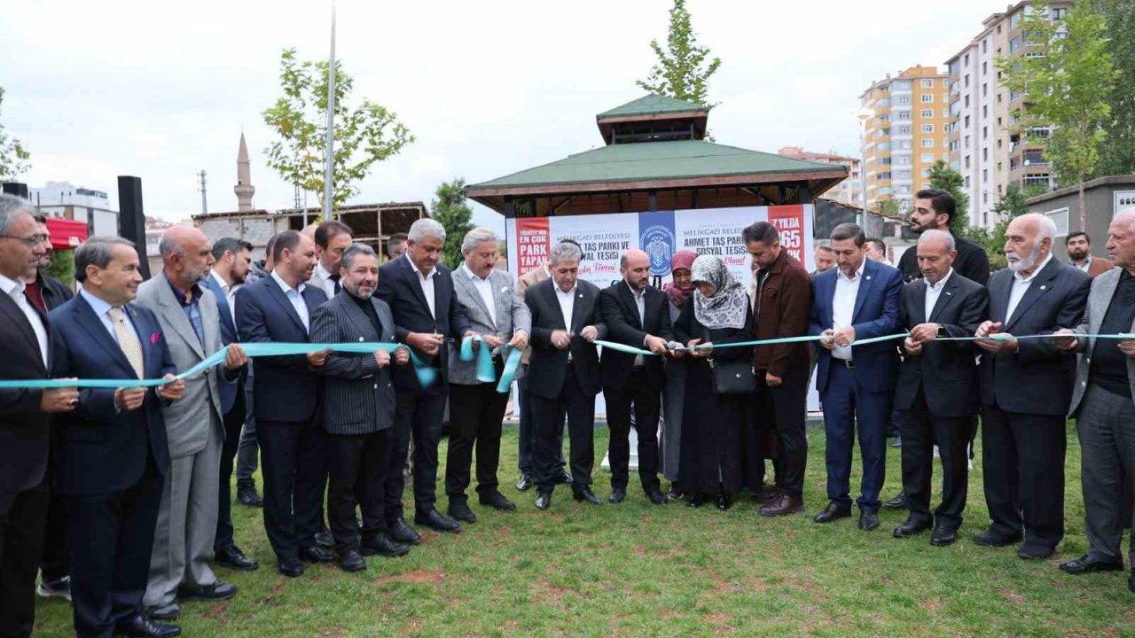 Ahmet Taş Parkı ve Sosyal Tesisi hizmete açıldı