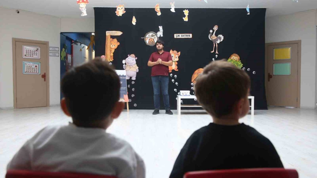 Anaokulu öğrencilerine veteriner hekimlik mesleği tanıtıldı