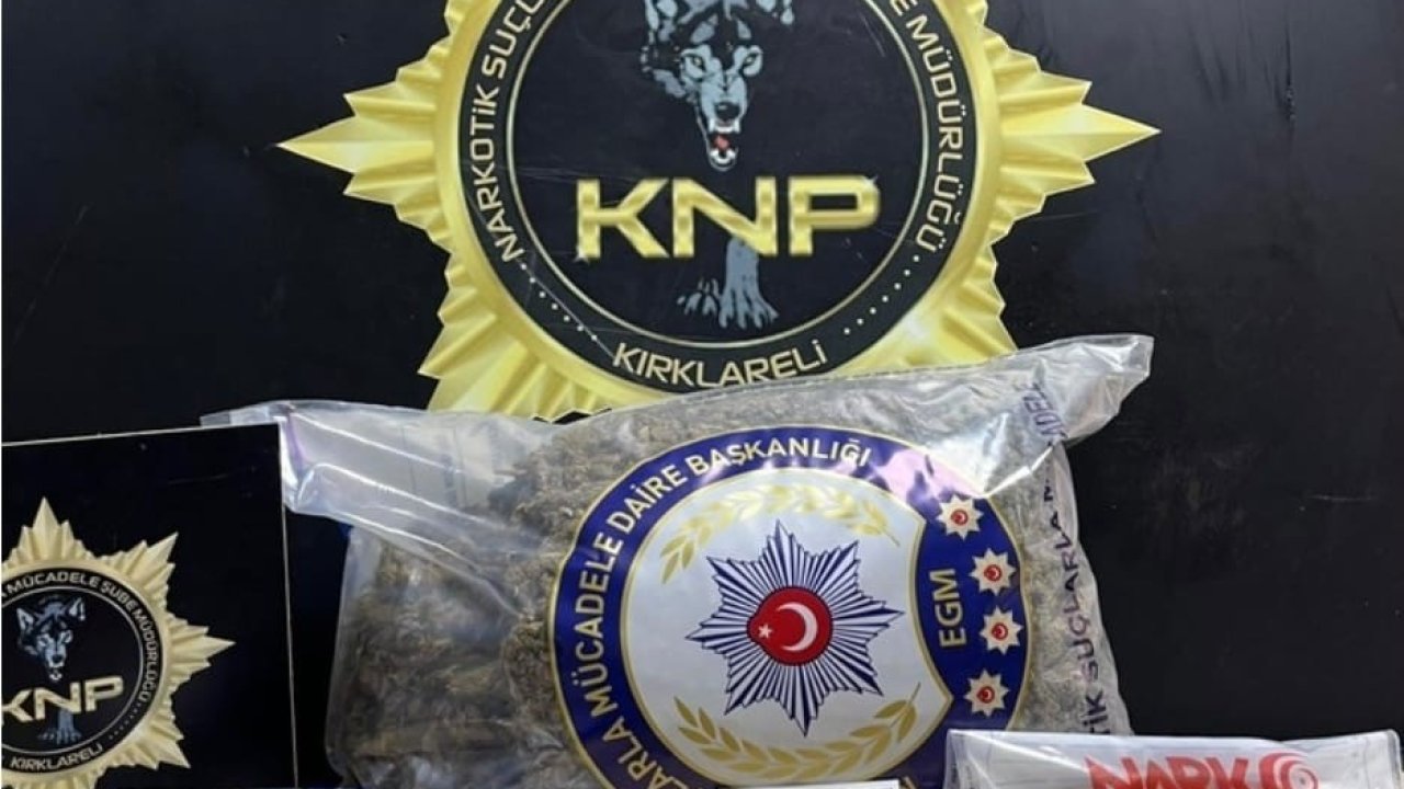 Kırklareli’de uyuşturucu operasyonu: 2 tutuklama