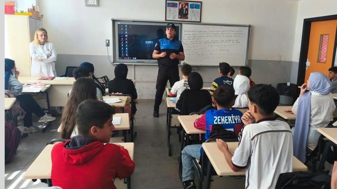 Kilis’te öğrenciler polis ekipleriyle buluştu