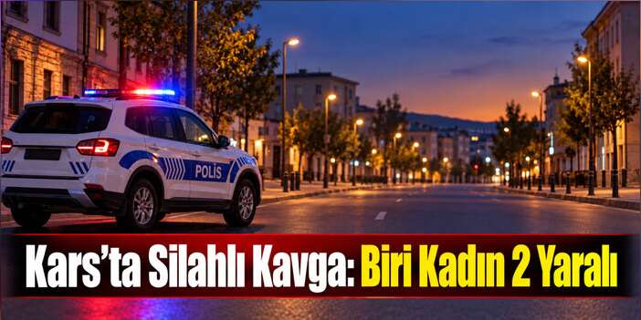 Kars’ta Silahlı Kavga: Biri Kadın 2 Yaralı