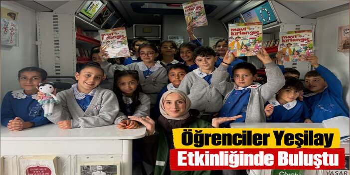 Gezici Kütüphane Selim’de Öğrencilerle Buluştu