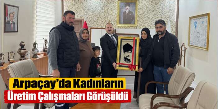Kaymakam Güvenç, Kadın Kooperatifi Üyelerini Kabul Etti